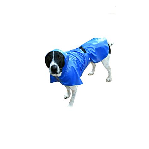 Dog Raincoat, Unlined Dog Raincoat, Hooded Dog Raincoat, unlined dog coat with tummy panel ...