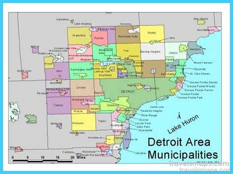 Map Of Detroit Suburbs