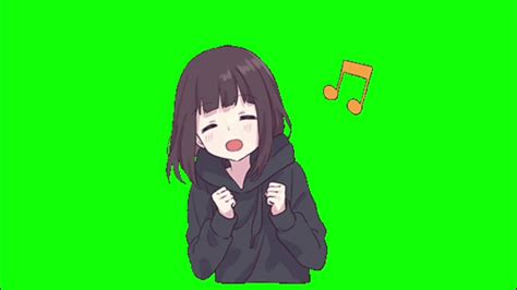 ️green Screen Effects Menhera Chan Animation Anime Kawaii Girl Youtube