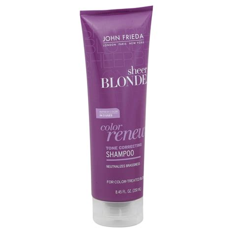 Find the latest offers and read blonde hair dye reviews. John Frieda Sheer Blonde Shampoo, Tone Correcting, Color ...