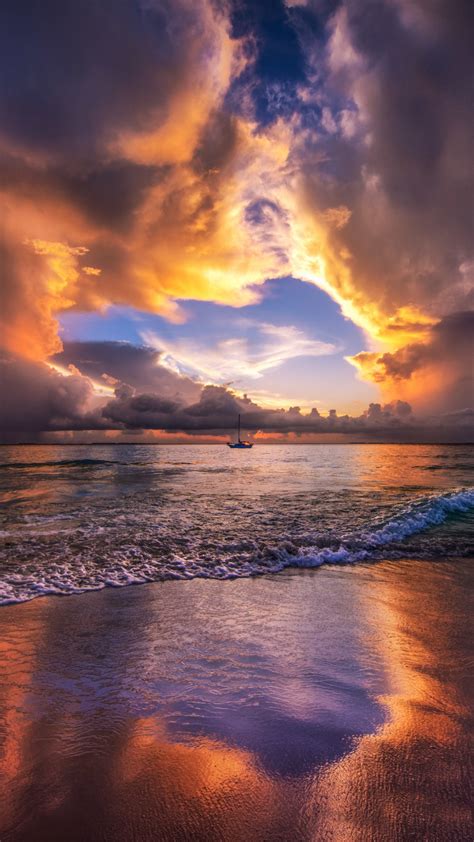 Caribbean Sunset Wallpaper