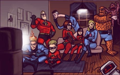 Pin By Michael Hemphill On A Mirror Darkly Comic Pictures The Incredibles Disney Crossover