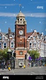 Crouch End clock tower North London England Stock Photo - Alamy