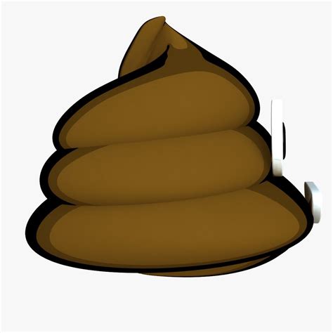 Smiling Pile Of Poo Emoji 3d Model By Dcbittorf
