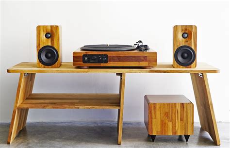 Tt8 The Best Wooden Multi Functional Turntable Audio System