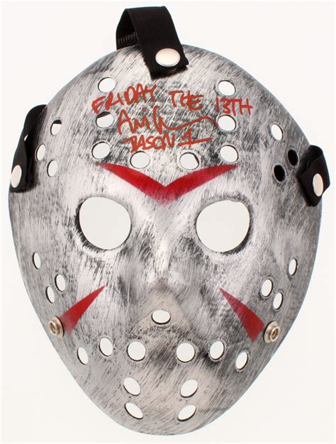 Ari Lehman Signed Friday The 13th Jason Voorhees Mask Inscribed Friday The 13th And Jason 1