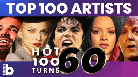 Billboard Hot 100 All Time Top 100 Artists Countdown