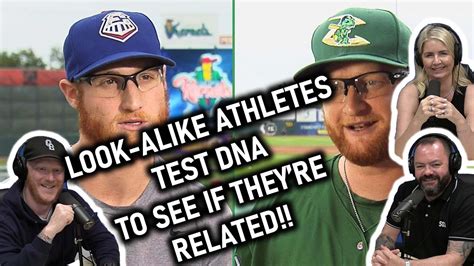 Look Alike Athletes Test Dna To See If Theyre Related Reaction Office Blokes React Youtube