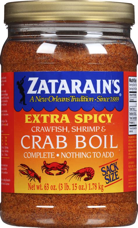 Zatarain S Zatarains Extra Spicy Crawfish Shrimp Crab Boil Ounces Ounces Winn