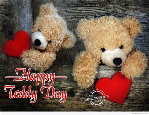 Main teri baby doll tu mera teddy bear 🐻. Happy Teddy Day! - DesiComments.com