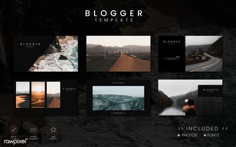 Travel Blog Feed Template Design Vector Free Image By
