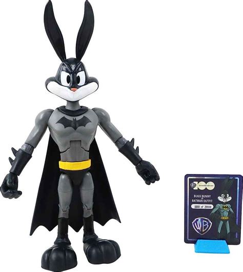 Looney Tunes X Dc Wb100 Bugs Bunny In Batman Outfit 7 Inch Action