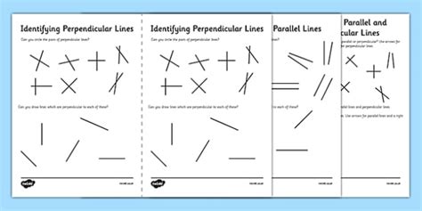 While parallel and perpendicular lines will be the primary focus of this chapter, there are other types of lines. Identifying Parallel and Perpendicular Lines Worksheet ...