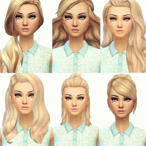 Maxis Match Custom Content Sims Hair Maxis Match Nova