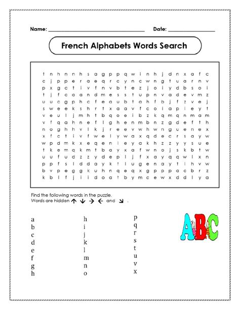 French Alphabet Worksheet For Distance Learning Made By Teachers