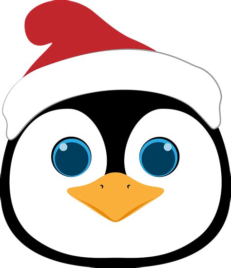 Christmas Penguin Face Clipart Free Download Transparent Png Creazilla
