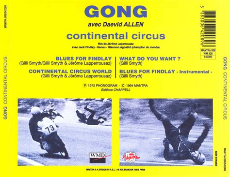 Gong Continental Circus 1972 Reissue 1994 Avaxhome