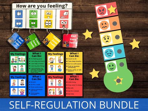 Self Regulation Zones Bundle Calming Corner Tools Etsy