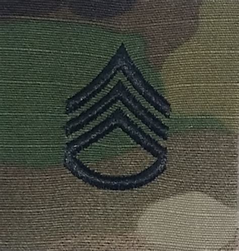 Staff Sergeant Ssg E 6 Army Ocp Rank 2x2 Hemmed Sew On 269 At