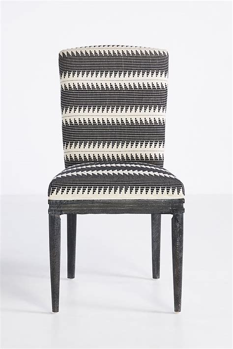 Suren Stripe Elza Dining Chair Anthroliving