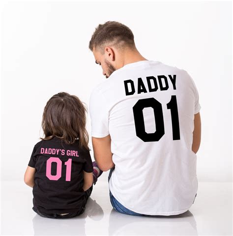 Daddy Daddys Girl Father Daughter Matching Shirts Daddy