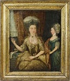 Pittore del XVIII secolo, Ritratto della Regina Carlotta di Meclemburgo ...