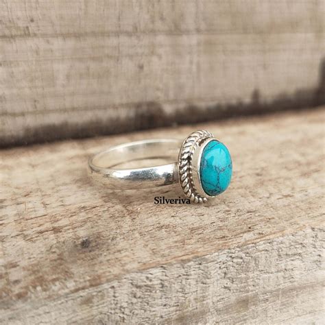 Turquoise Ring Women Ring Designer Ring 925 Silver Ring Etsy UK