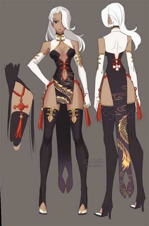8 Anime Outfits Fantasy Female Fantasy Clothing Anime Outfits