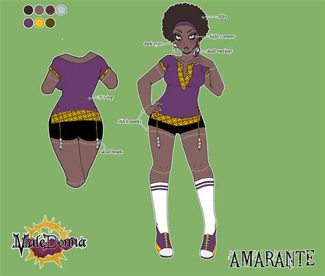 Amarante Character Sheet By Maledonna On Deviantart