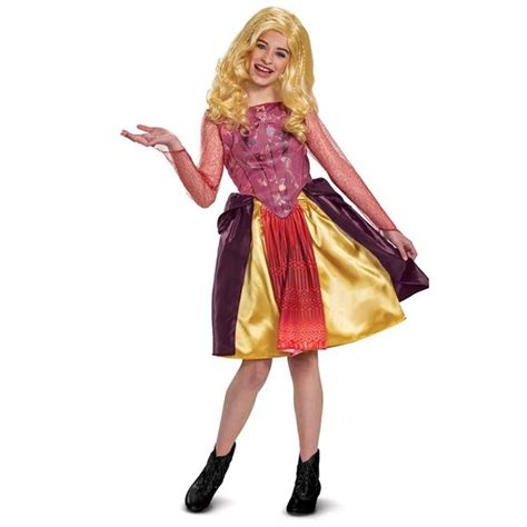 Disguise Costumes Girls Hocus Pocus Witch Costume Sarah Sz L Xl Nwt