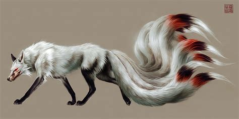 Hd Wallpaper Fox Nine Tailed By Toedeledoki Wallpaper