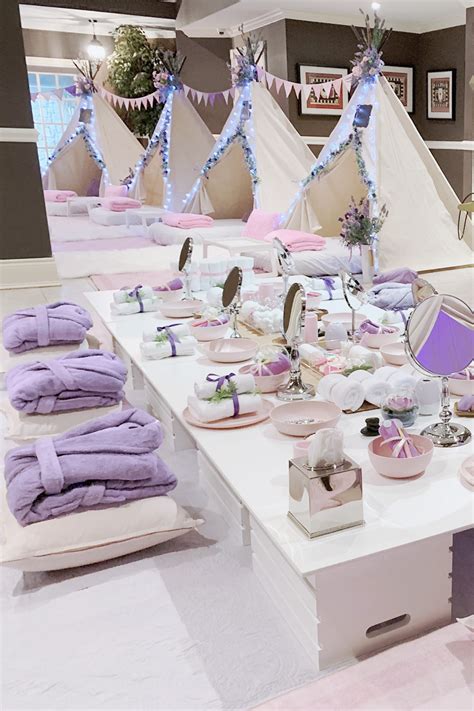 Spa And Sleepover Party Rentals Products Provided — Dream And Party