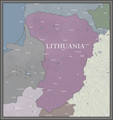 Made A Map Based On The Newly Reworked Lithuania : Kaiserreich