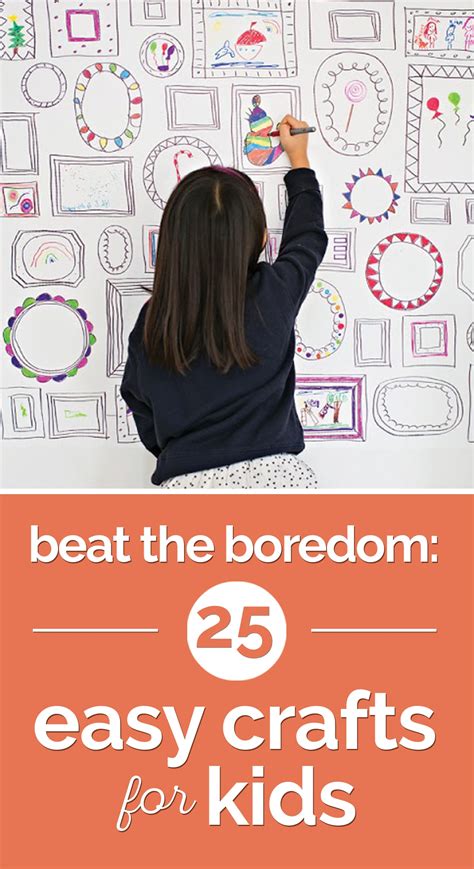 Beat The Boredom 25 Easy Crafts For Kids Thegoodstuff