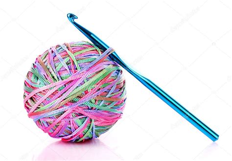 Crochet Hook And Ball Of Yarn