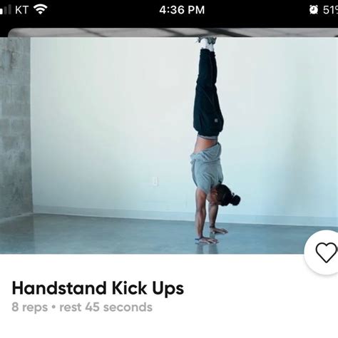 Handstand Kick Ups By Steve T Exercise How To Skimble