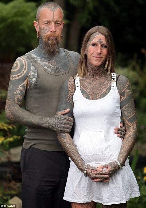 Husband And Wife Who Claim To Be The Most Tattooed Couple In The Uk