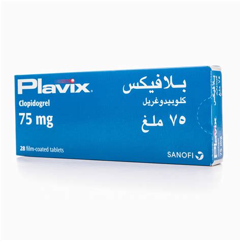 Recent mi, ischaemic stroke or established peripheral arterial disease, acute coronary syndrome. Plavix 75 mg Tablet 28pcs