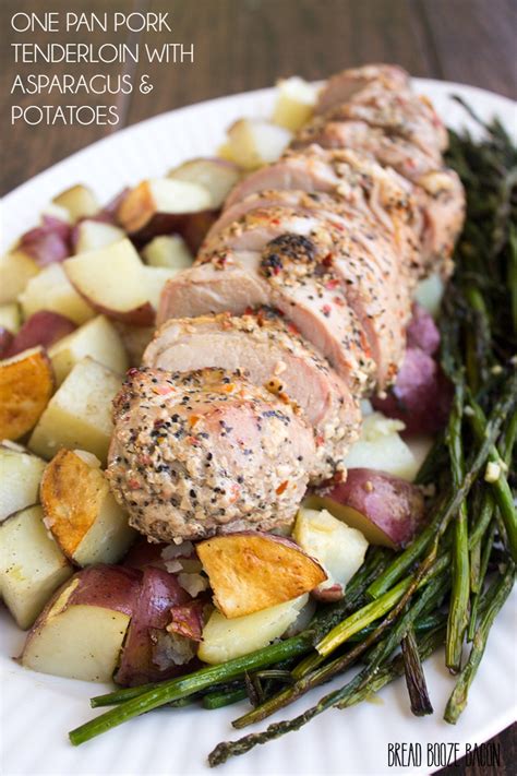 Seal and refrigerate the roast overnight. One Pan Pork Tenderloin with Asparagus & Potatoes • Bread ...