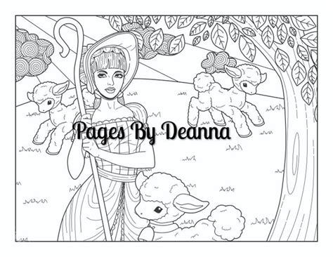 Page not found | tonner. Little Bo Peep Coloring Page | Coloring pages, Little bo ...