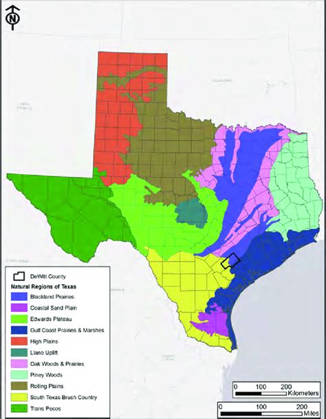 Natural Regions Of Texas Download Scientific Diagram