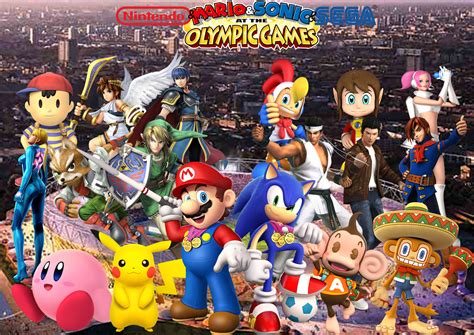 Nintendo And Sega All Stars At The Olympic Games By Supersaiyancrash On