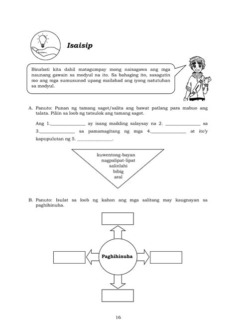 Filipino 7 Module 1 Week 19 20 Docx Modyul Sa Filipino 7 Ika 3 Vrogue