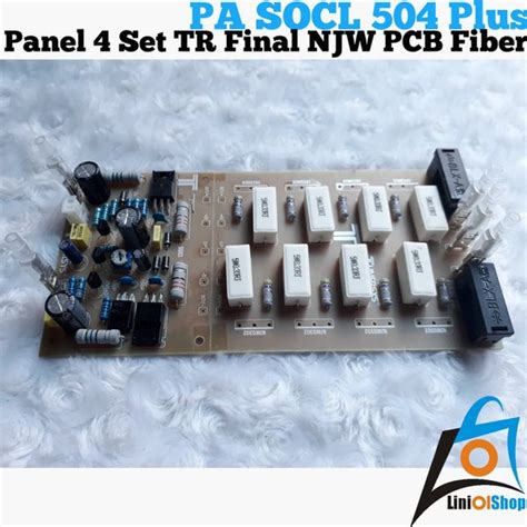 Jual Industrial Pa Socl Plus Panel Set Tr Final Njw Pcb Fiber Di