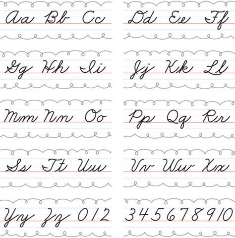 Everyone has times when they need a little financial help to make ends meet or tackle a special project. Cursive Alphabet Line