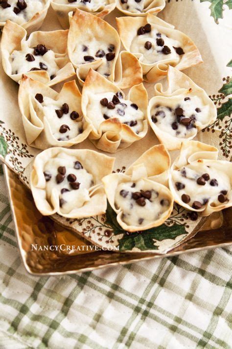 Wonton wrappers (ワンタンの皮 or 雲吞皮) are used in japanese and many other asian cuisines to make delicious dumplings. Mini Cannoli Cups | Desserts, Wonton wrapper dessert, Wonton recipes