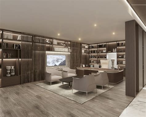 Luxurious Ceos Office Design Office Interior Design Modern
