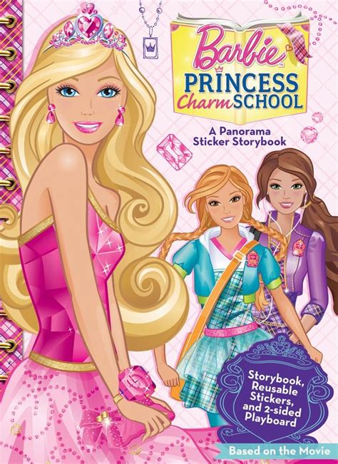 Buy Princess Charm School A Panorama Sticker Storybook Barbie Reader