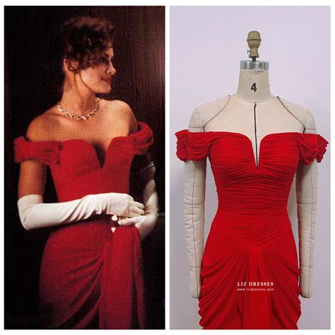 Julia Roberts Red Dress Pretty Woman Costume Lizdresses