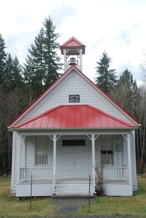 Old Country Schoolhouse Off Nehalem Hwy In Oregonbuilt I Believe In